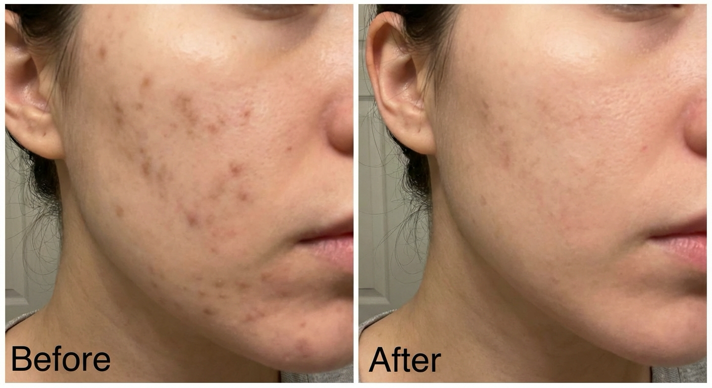 VI Peel Before and After - Sun Damage Correction